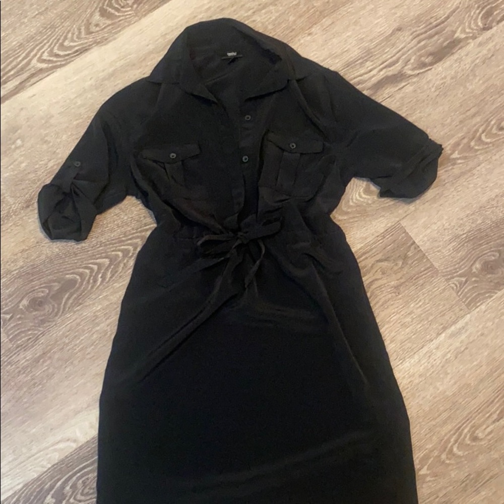 Black Soft Luxe Dress Mossimo S